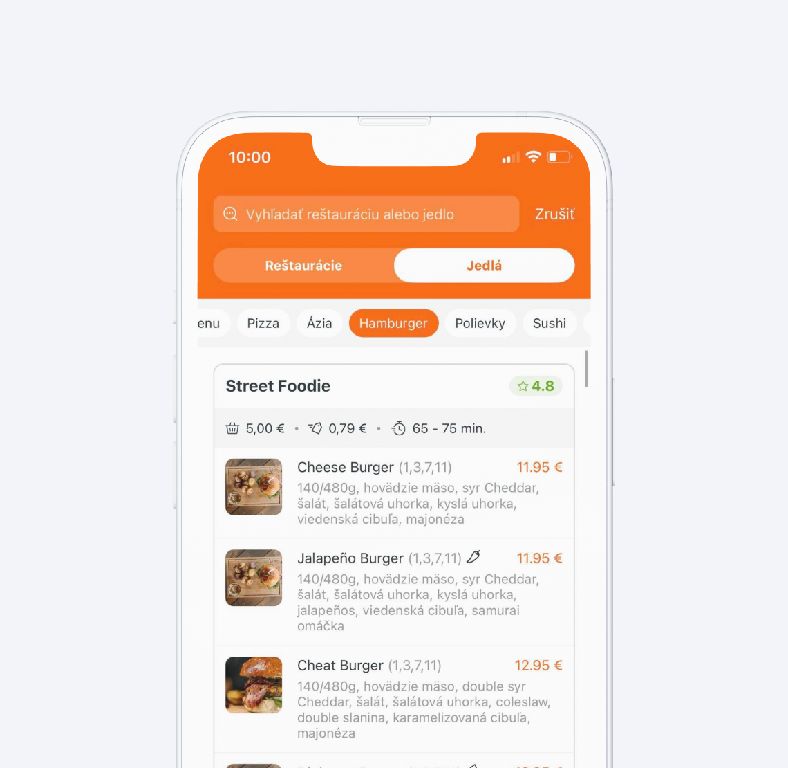 Delivering a delightful food ordering experience for one of the top Slovak startups Bistro.sk