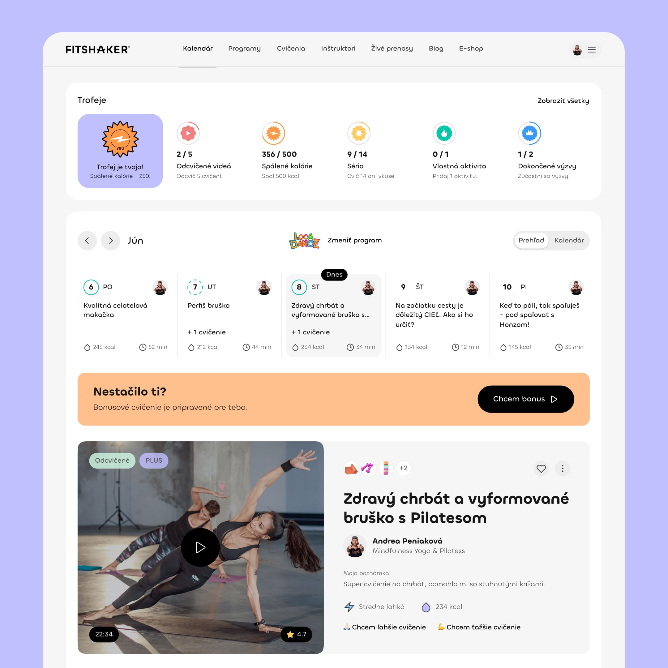 Konzistentný online zážitok pre Fitshaker, najväčšiu fitness komunitu na Slovensku