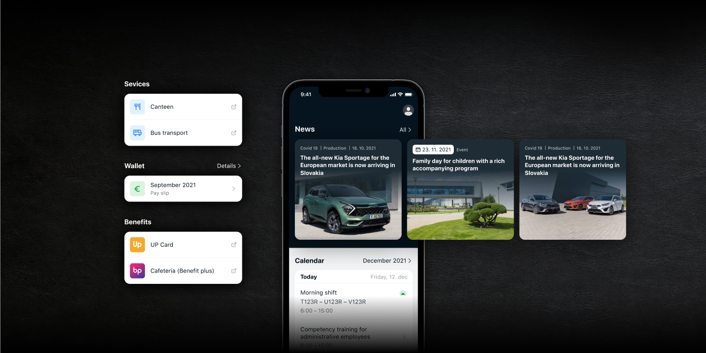 Improving internal communication for the employees of Kia Slovakia car plant