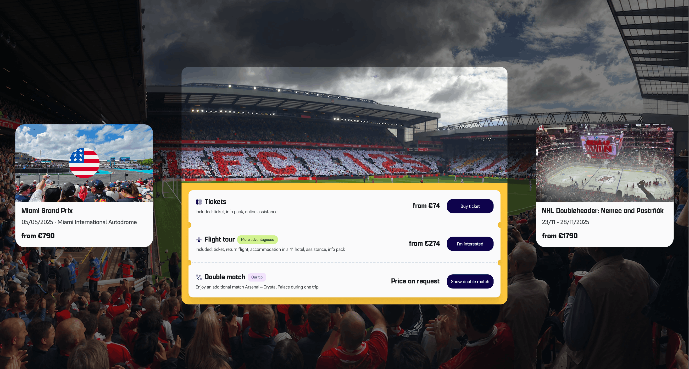 Redesigning a sports experience platform for Futbaltour