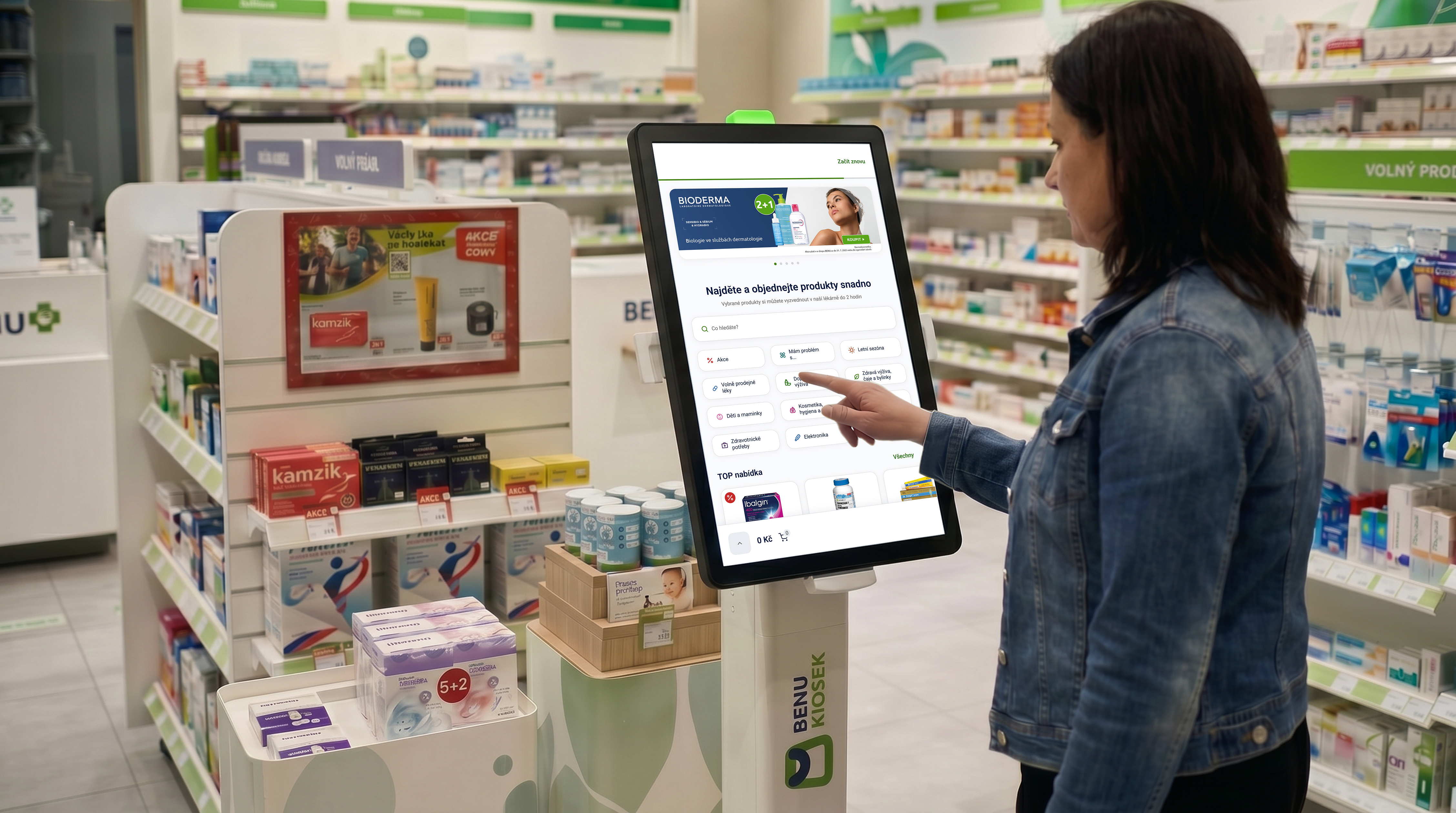 BENU Kiosk: a self-service experience at the pharmacy that reduces wait times and guides customers to the right next step
