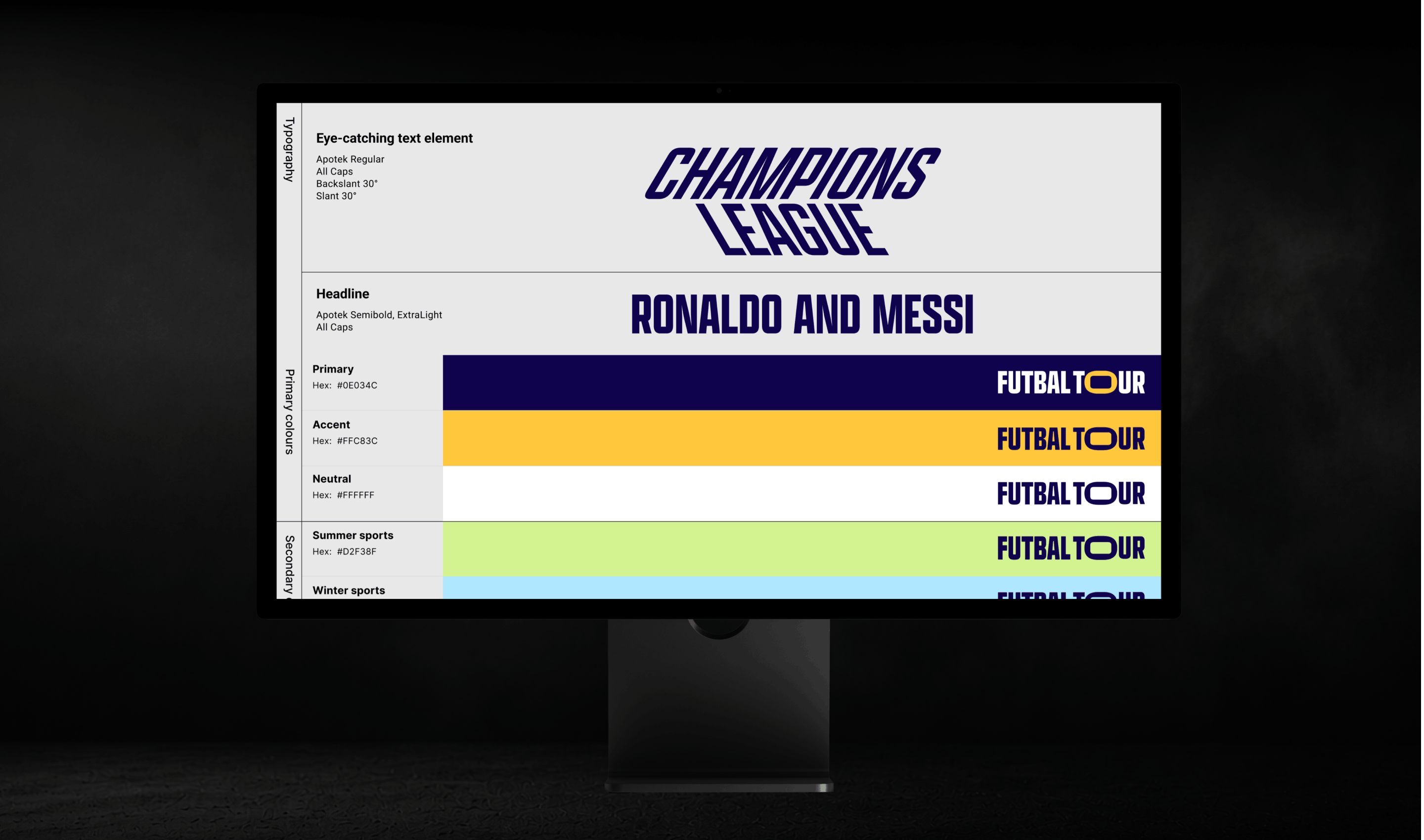 Redesigning a sports experience platform for Futbaltour